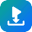 AllVideoDL - Free Online Video Downloader startup logo on Aura++