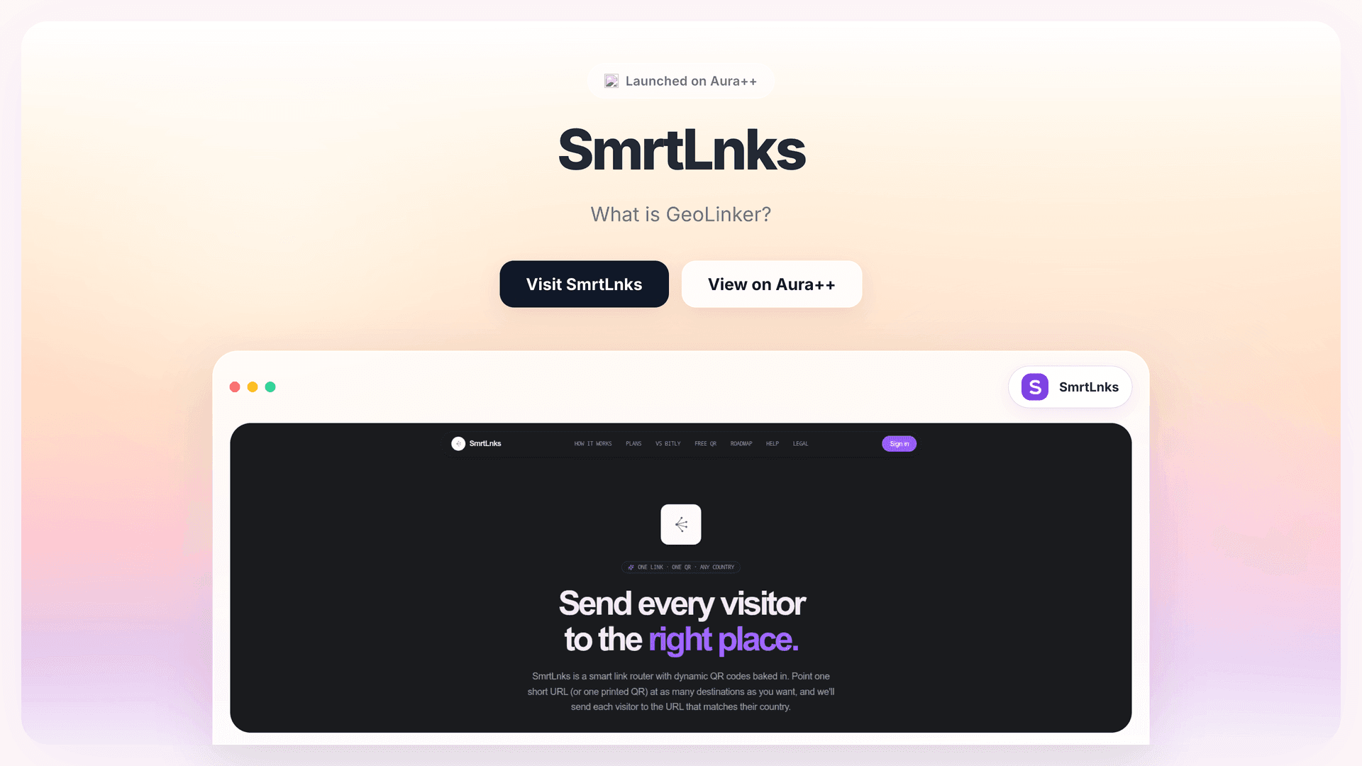 SmrtLnks launch story featured image on Aura++