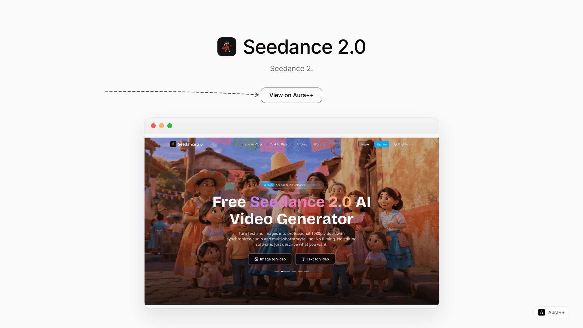 Seedance 2.0 launch story featured image on Aura++