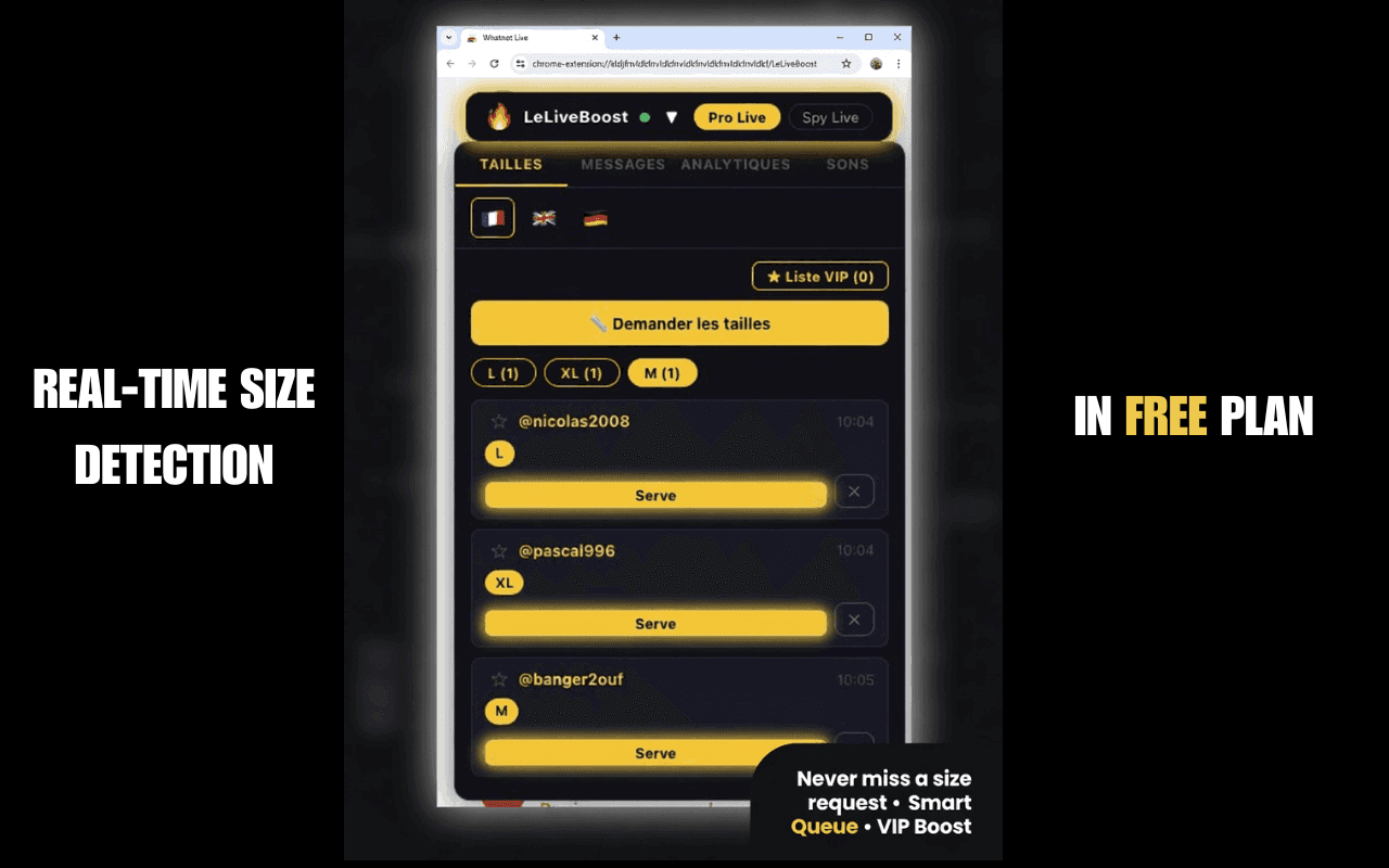 LeLiveBoost product preview for startup listing on Aura++