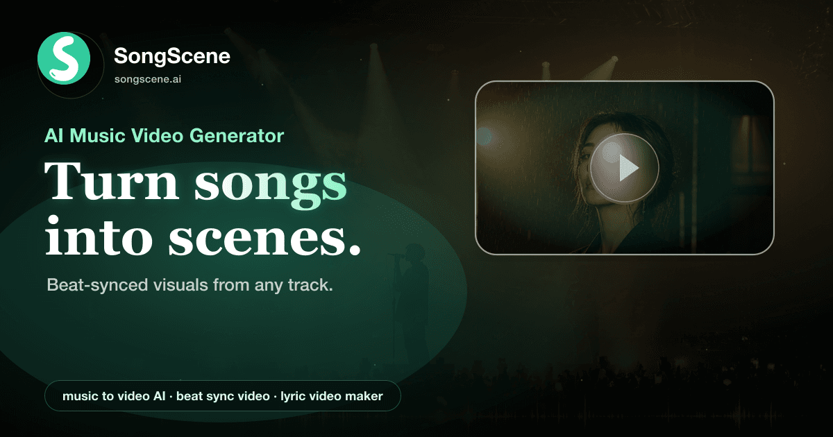 SongScene product preview for startup listing on Aura++