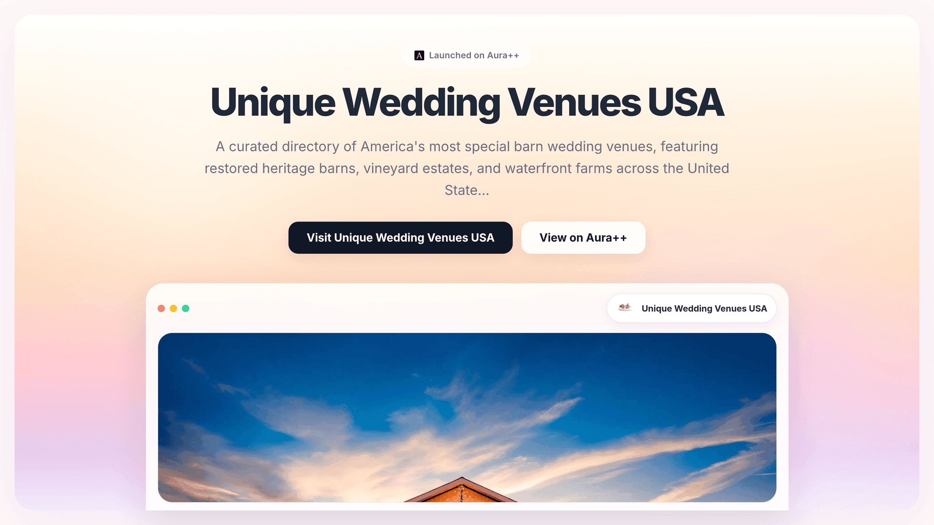 Discover Unique Wedding Venues with America's Best Barns