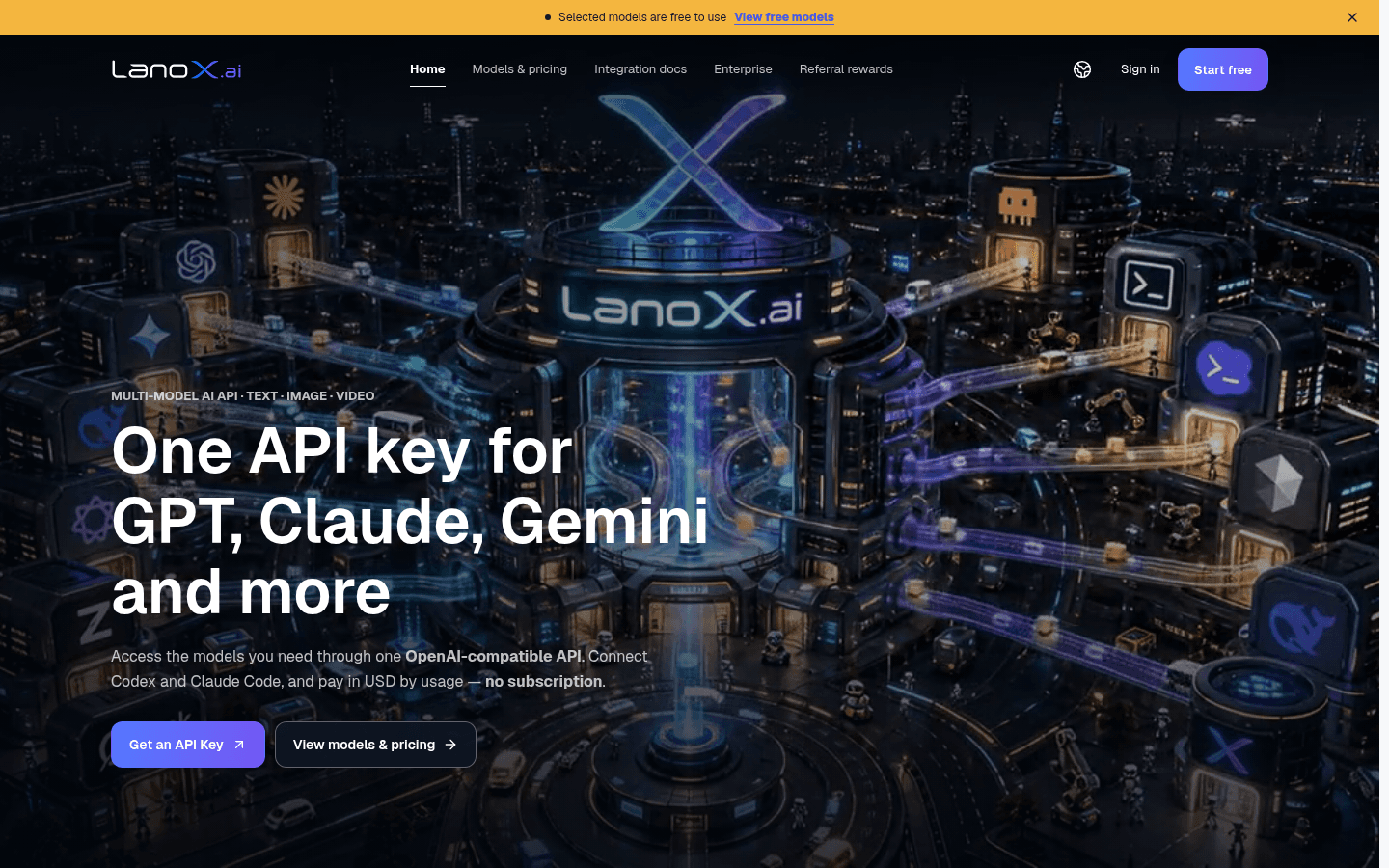 LanoX product preview for startup listing on Aura++