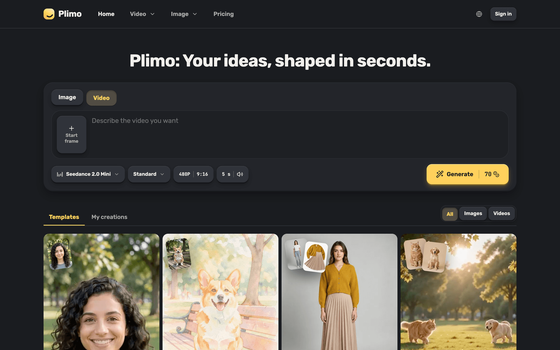 Plimo product preview for startup listing on Aura++