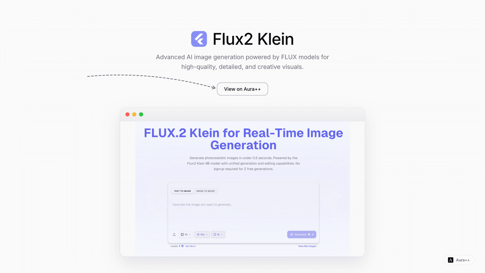 Flux2 Klein launch story featured image on Aura++