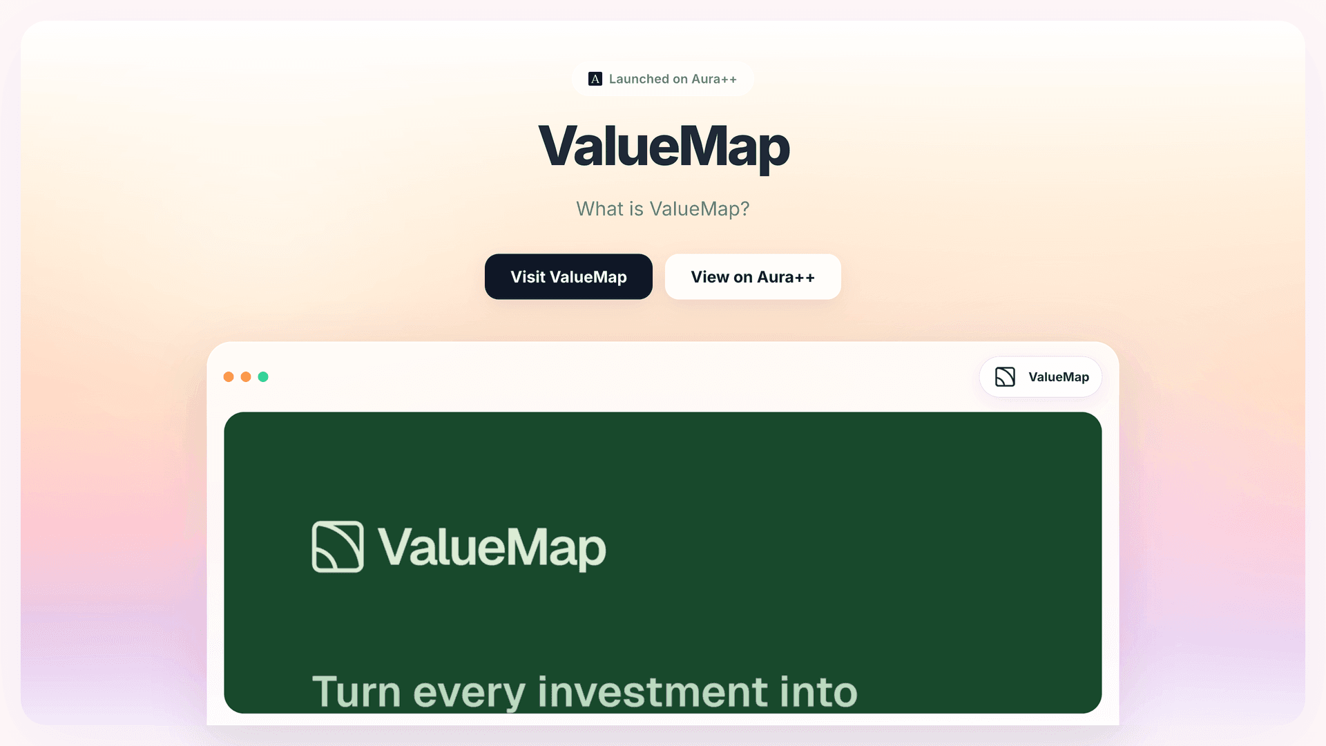 ValueMap launch story featured image on Aura++