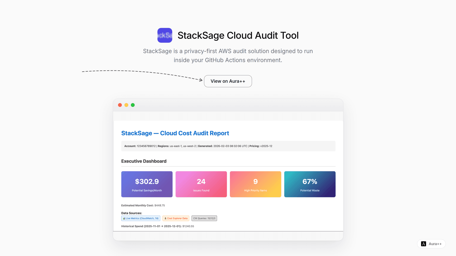 Optimize Cloud Security: How StackSage Enhances AWS Audits