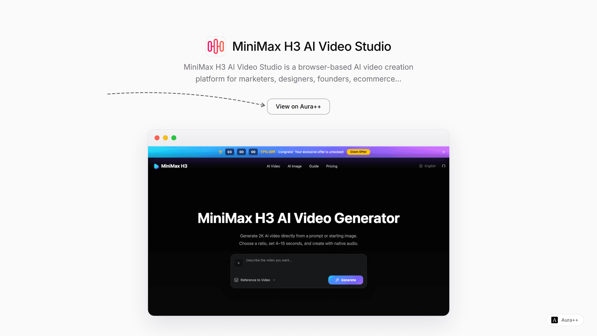 Streamline Video Creation with MiniMax H3 AI Studio Tools