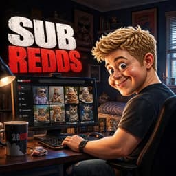 SubRedds startup logo on Aura++