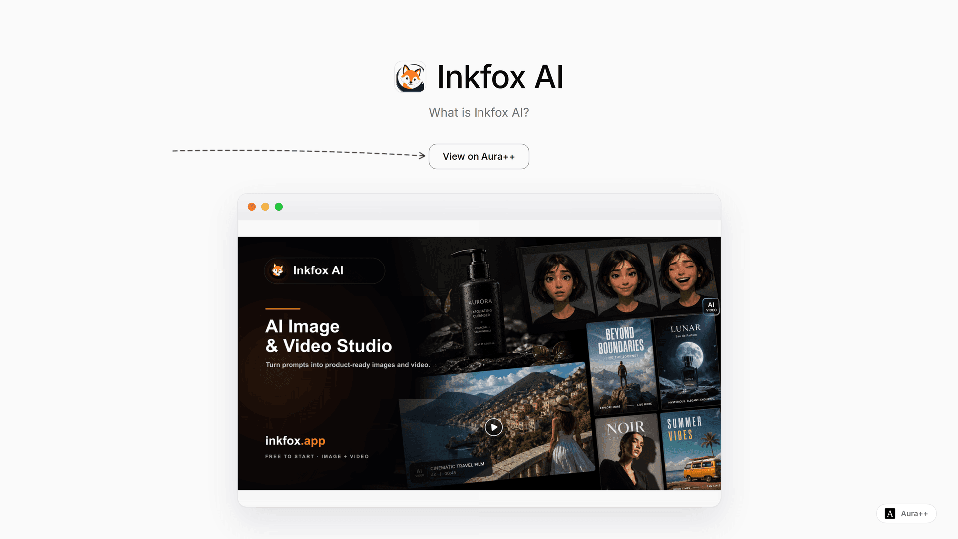 Unlock Free AI Visuals with Inkfox AI's Unlimited Generator