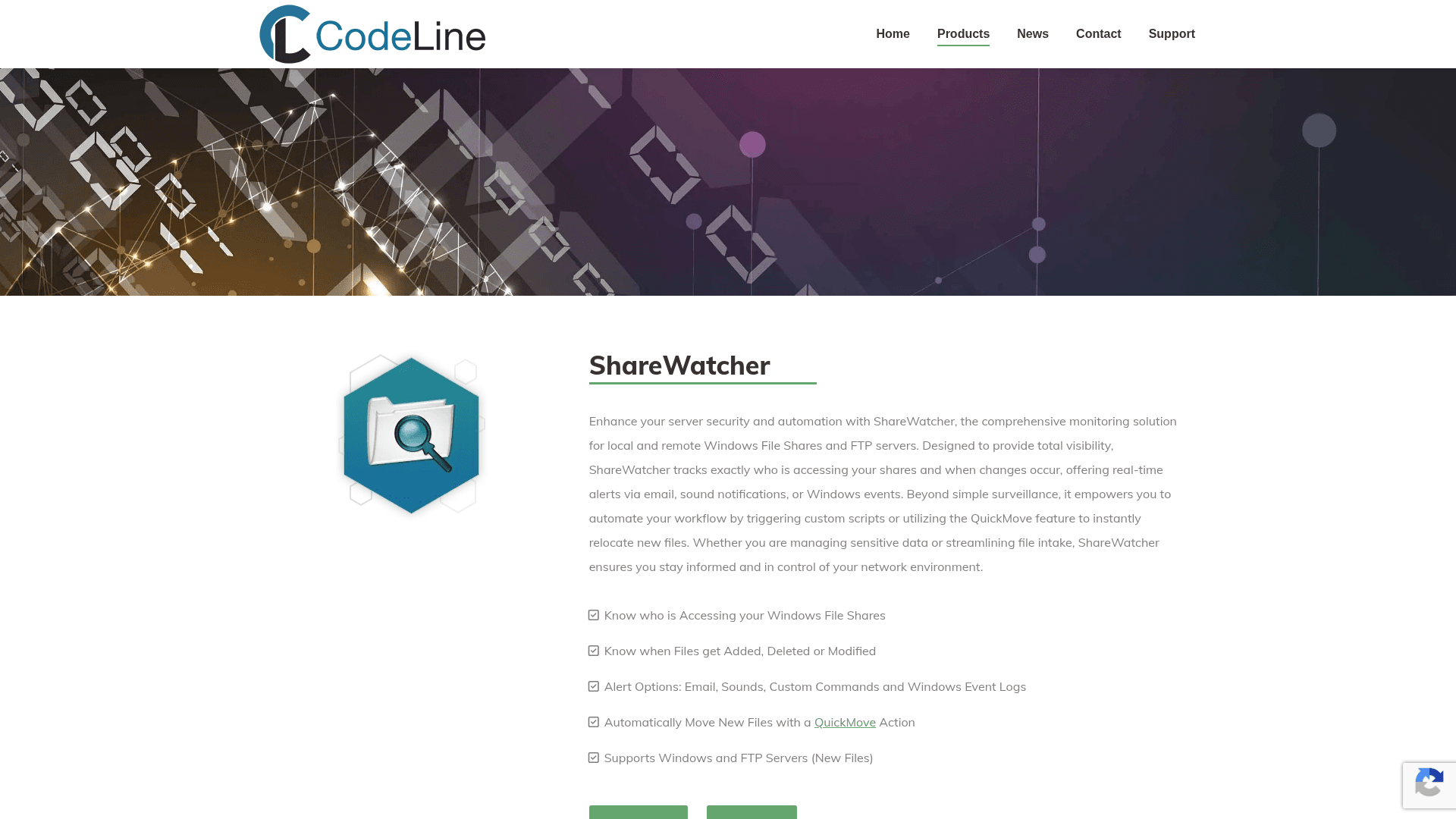 ShareWatcher: Windows & FTP File Monitoring product preview for startup listing on Aura++