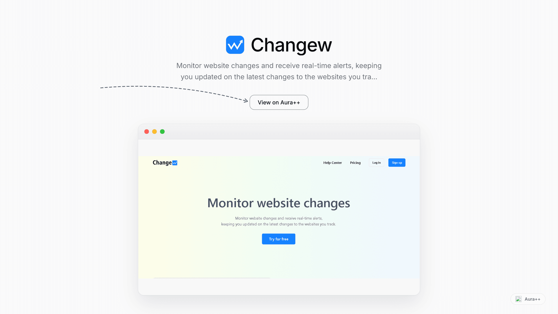 Changew launch story featured image on Aura++