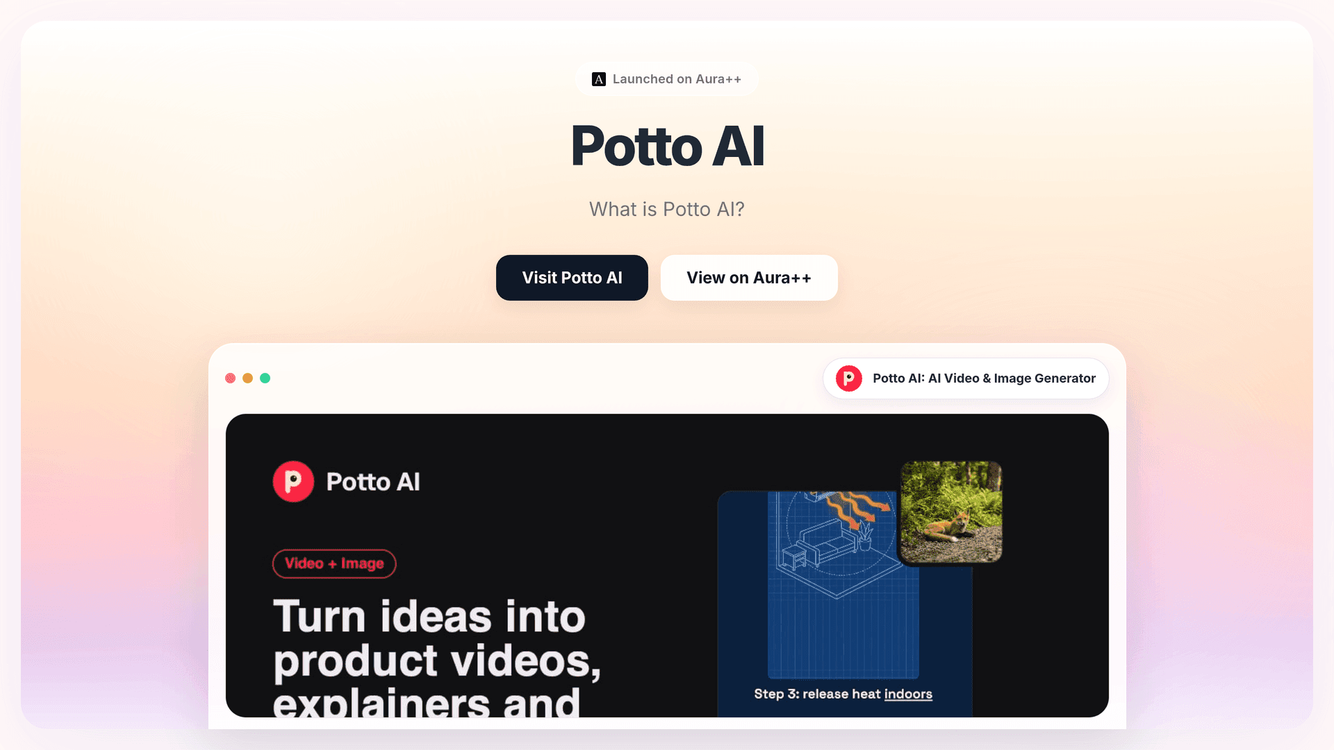 Streamline Content Creation with Potto AI's Visual Tools