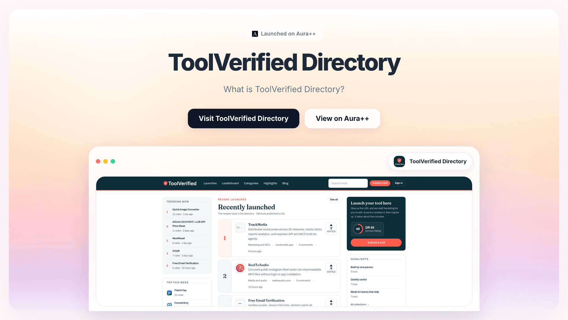 Discover Reliable Software Tools with ToolVerified Directory