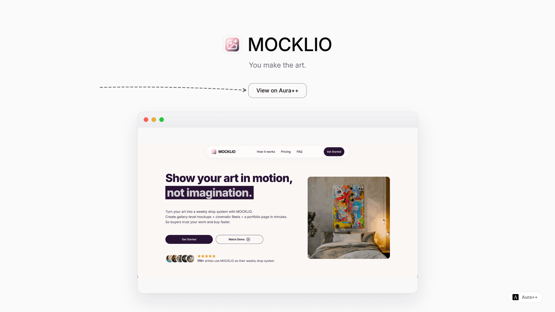 Boost Art Sales with MOCKLIO's Gallery-Level Mockups