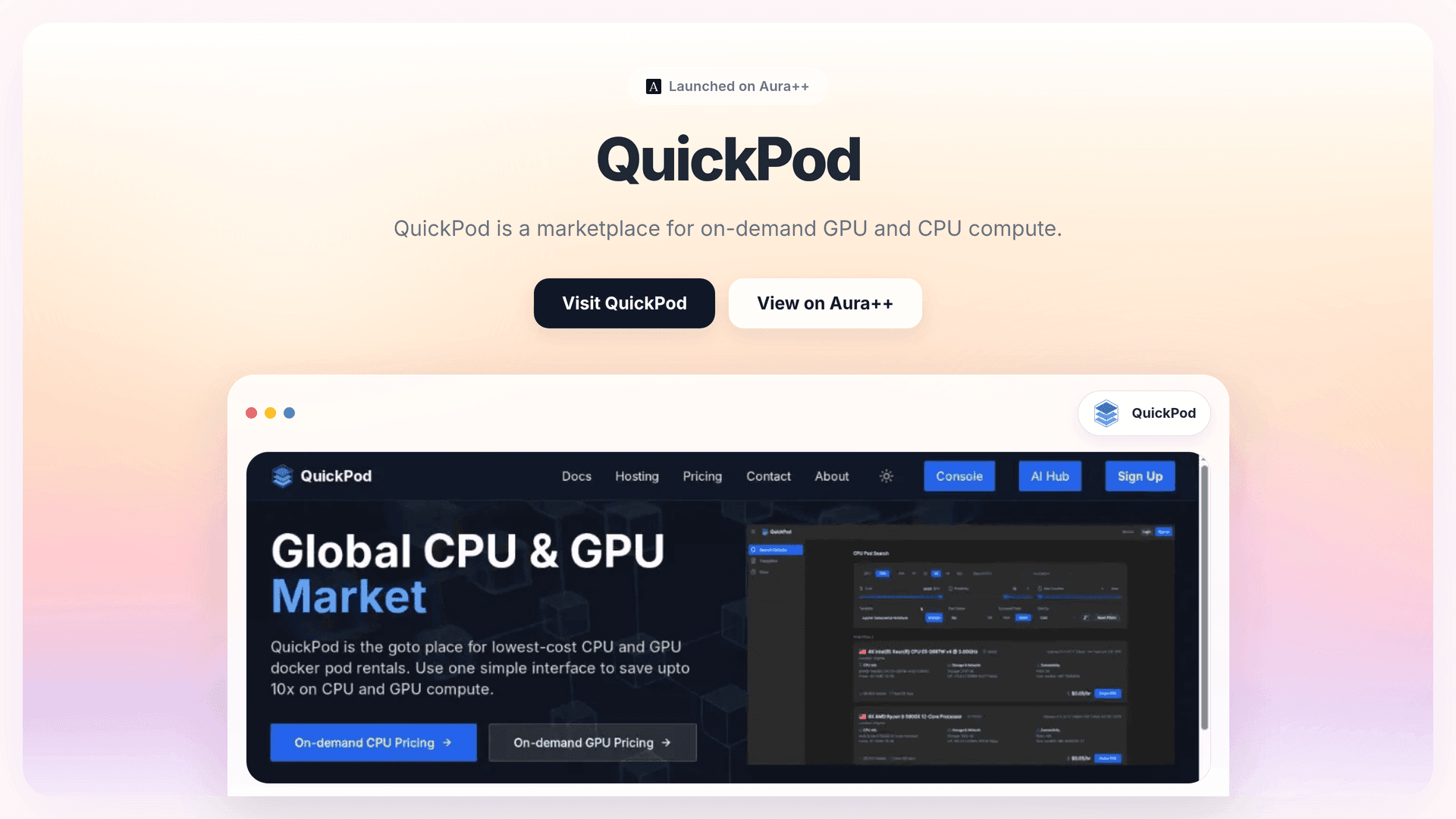 Affordable GPU Power for AI Projects with QuickPod