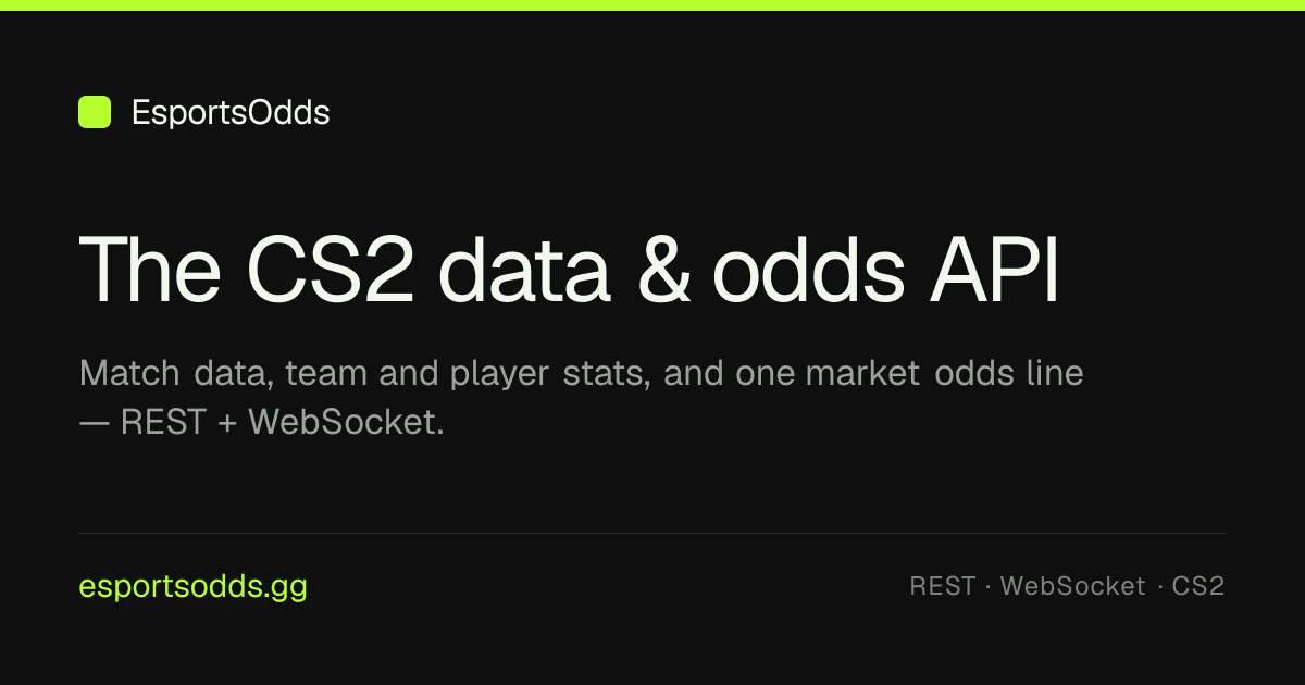 EsportsOdds product preview for startup listing on Aura++