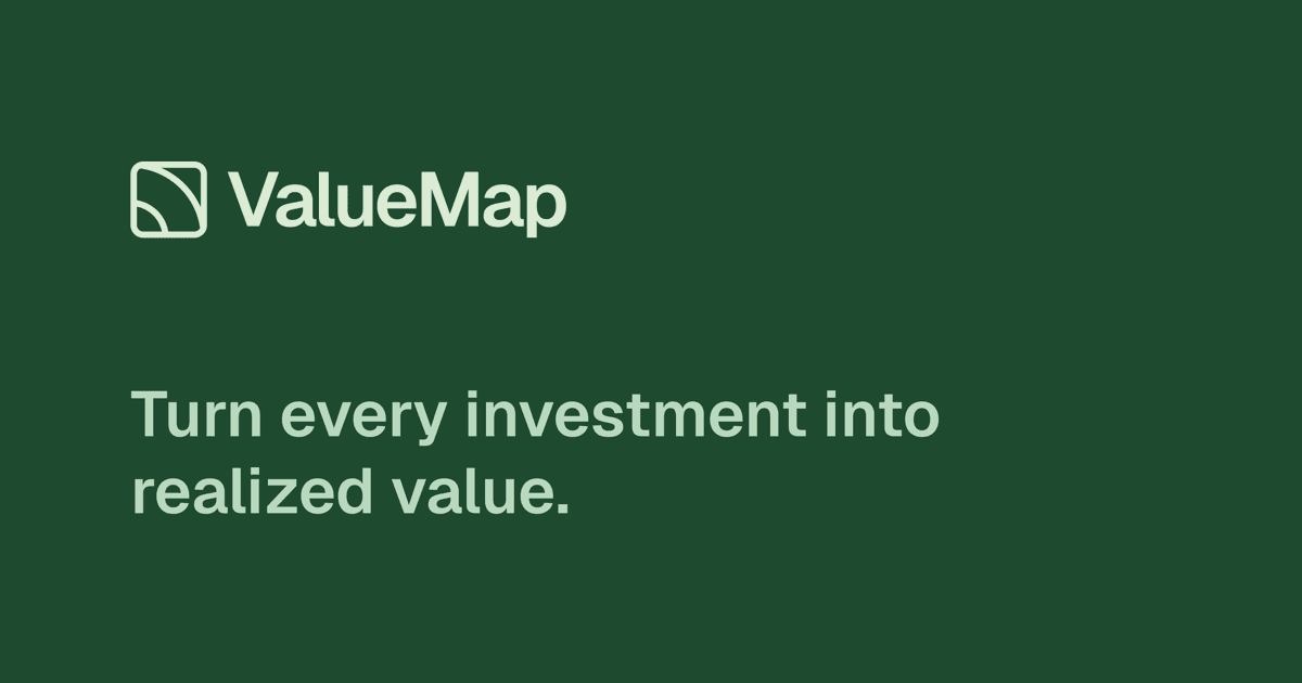 ValueMap product preview for startup listing on Aura++