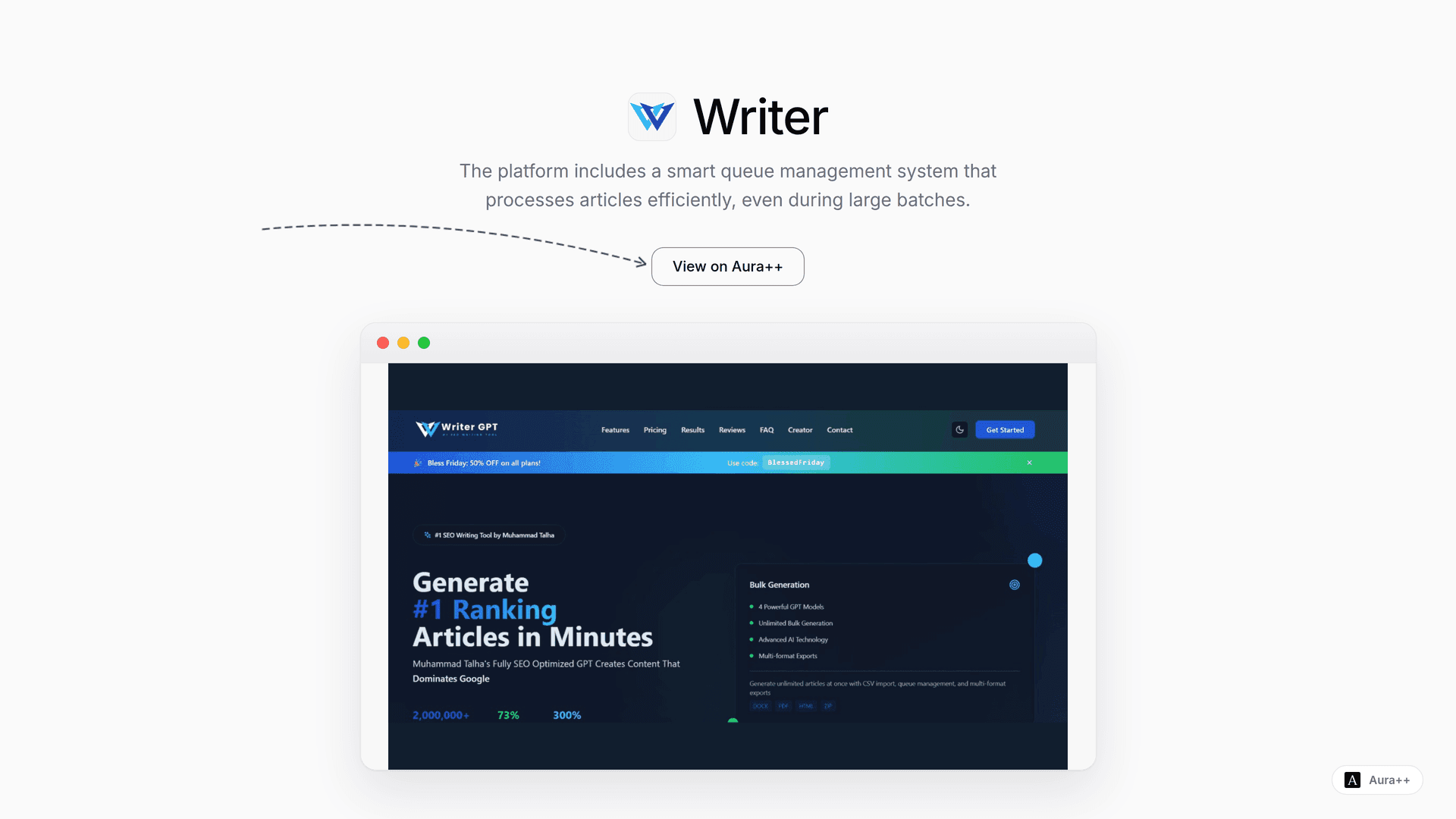 Efficient Article Processing with Writer-Gpt's Smart Queue