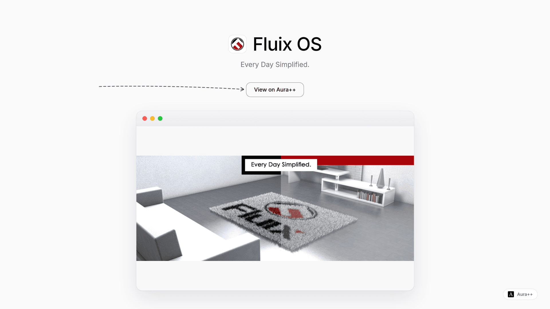 Fluix OS launch story featured image on Aura++