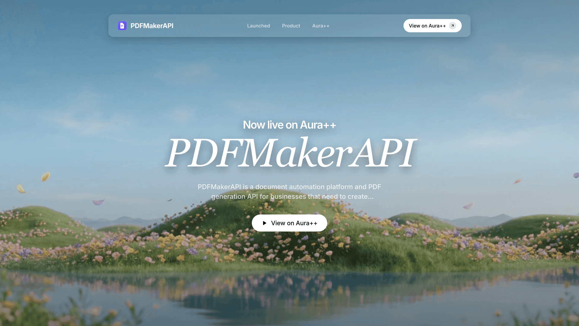 PDFMakerAPI launch story featured image on Aura++