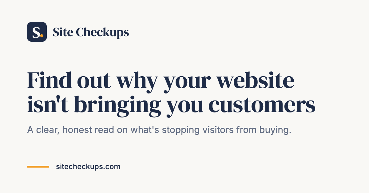 Site Checkups product preview for startup listing on Aura++