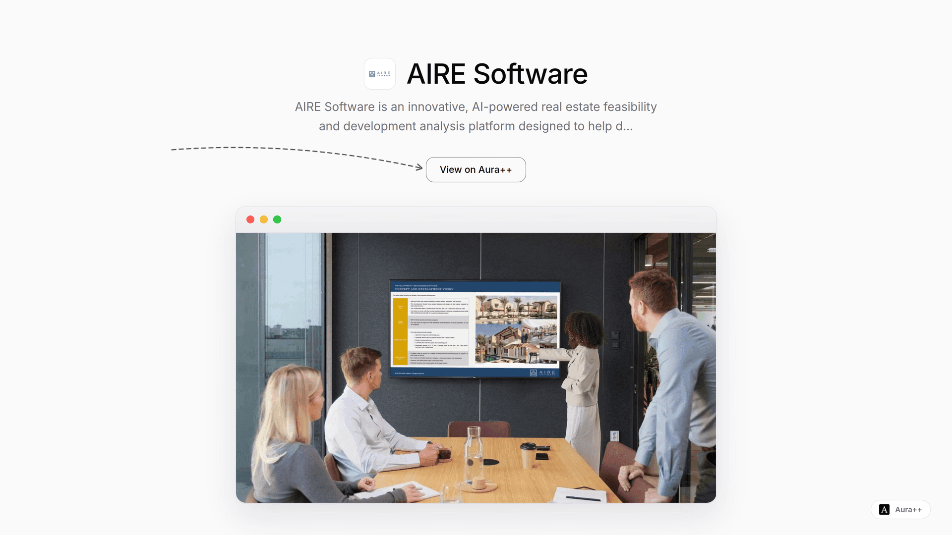 AIRE Software launch story featured image on Aura++