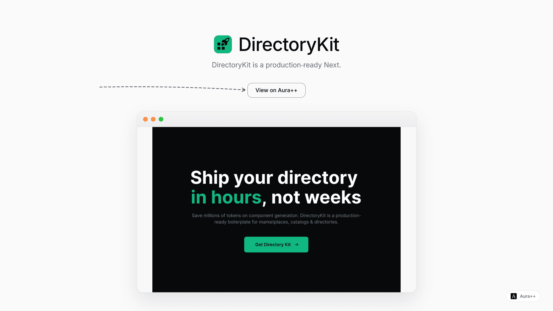 DirectoryKit launch story featured image on Aura++
