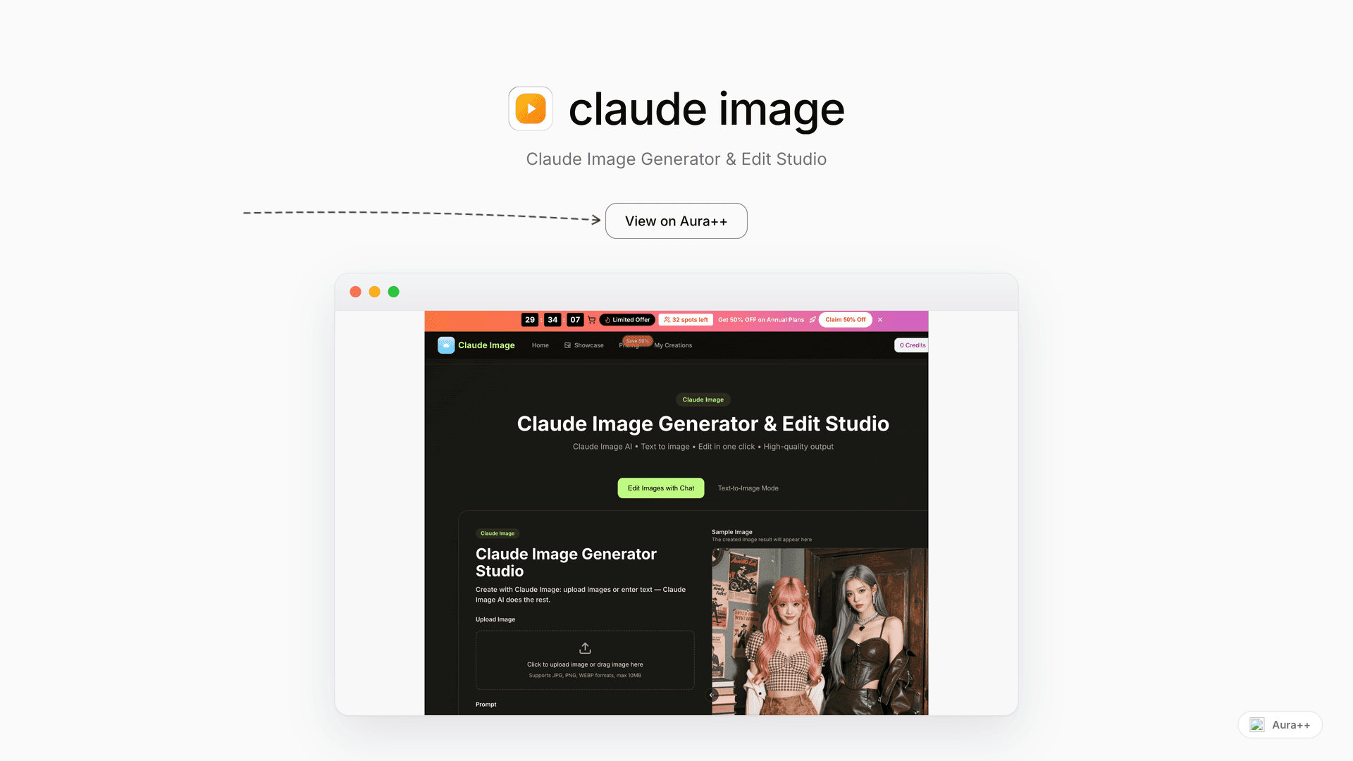 claude image launch story featured image on Aura++