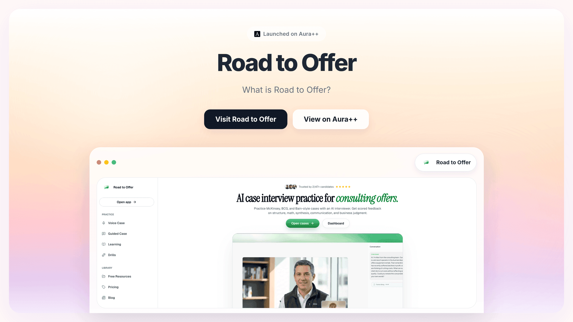 Road to Offer launch story featured image on Aura++