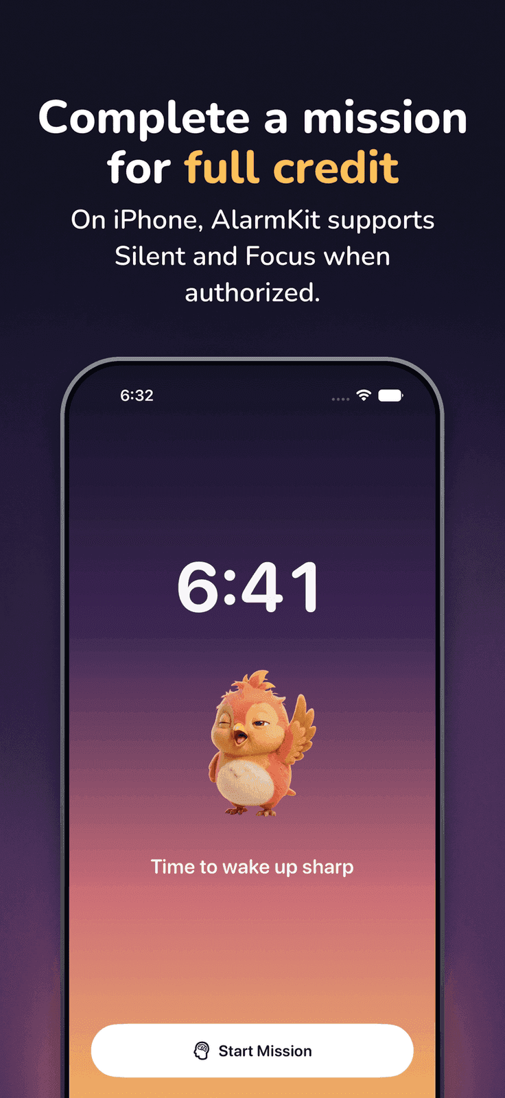 WakeSharp product preview for startup listing on Aura++