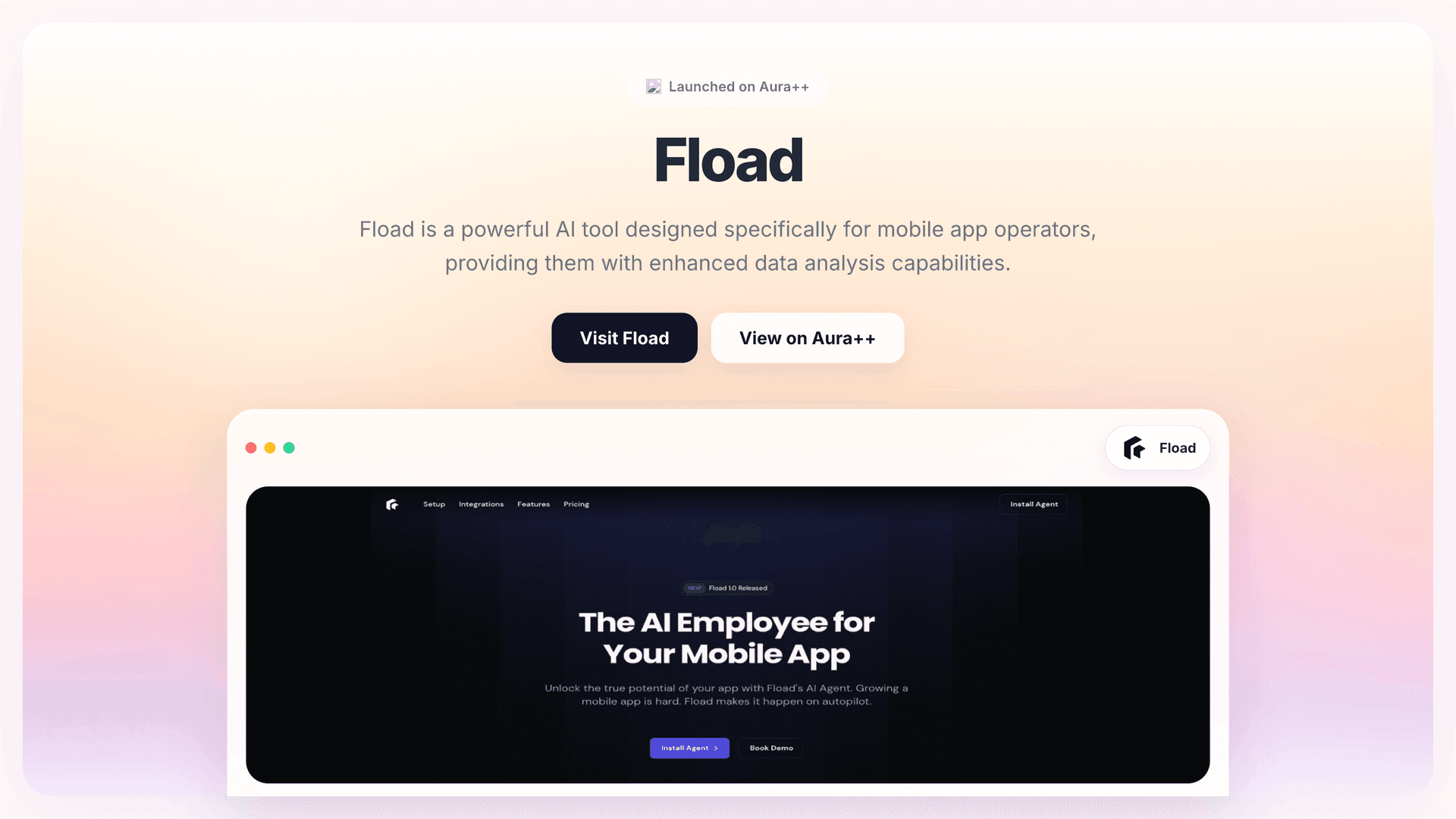 Fload launch story featured image on Aura++