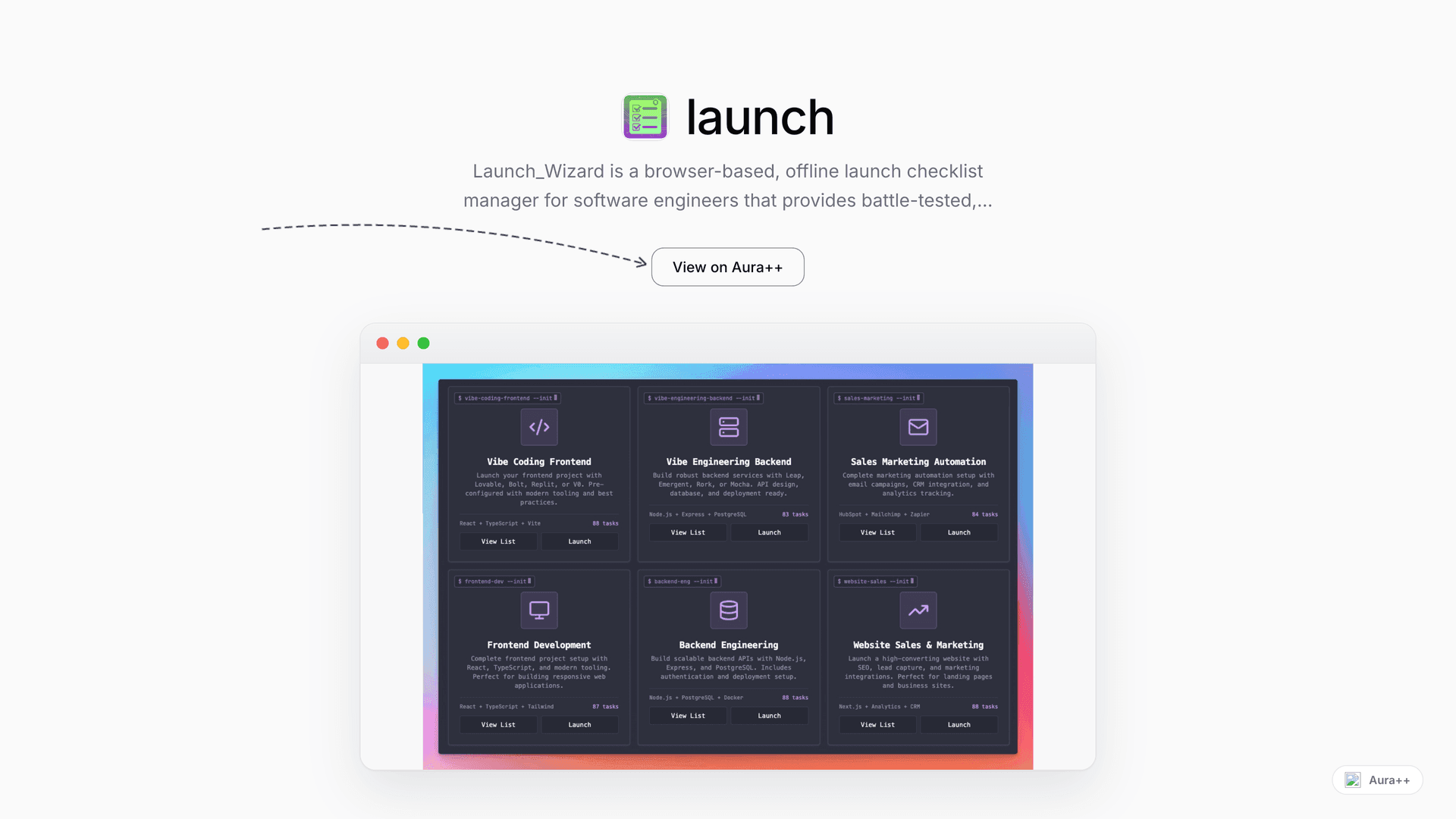 launch-wizard launch story featured image on Aura++