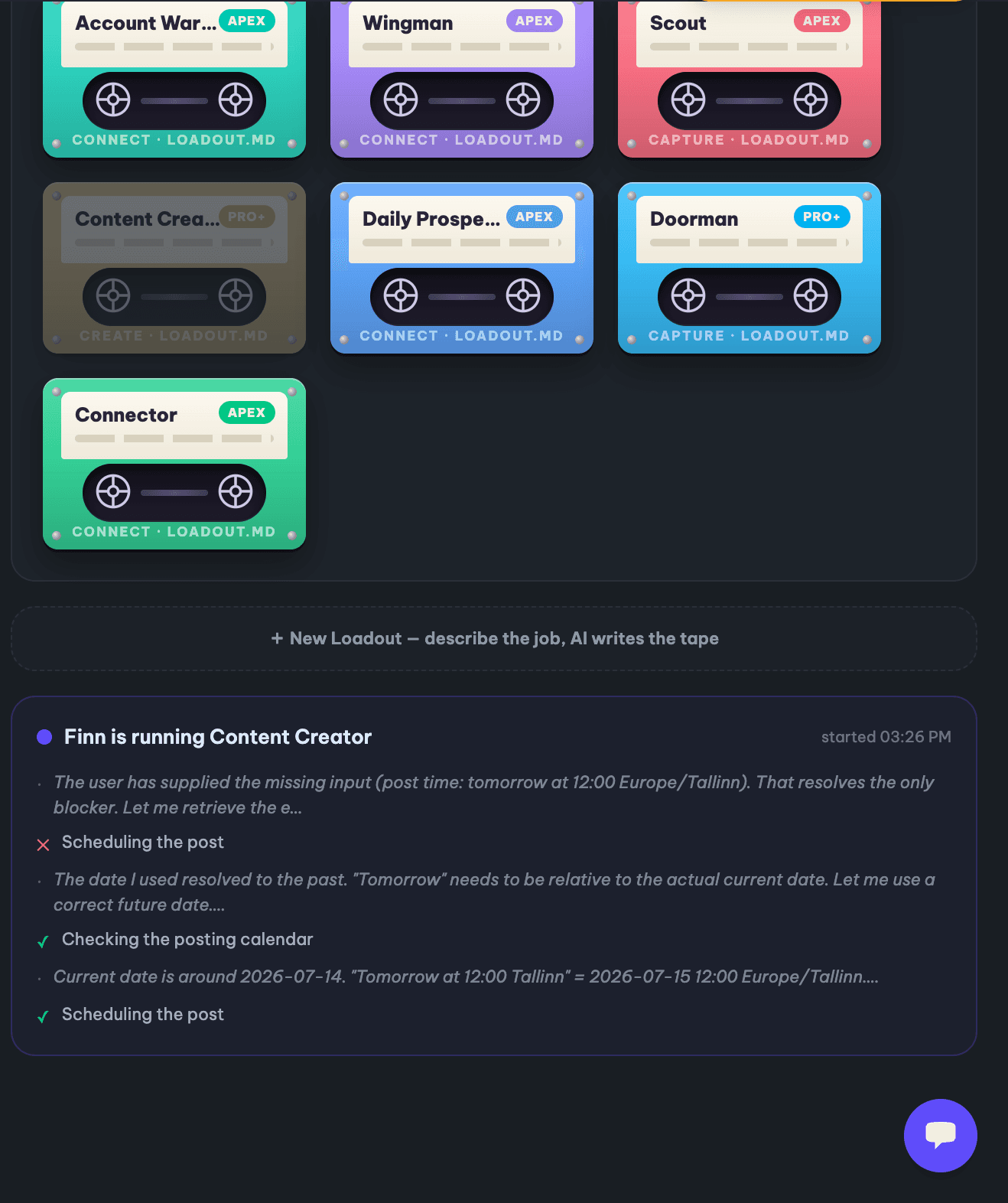 Apex by LeadShark product preview for startup listing on Aura++