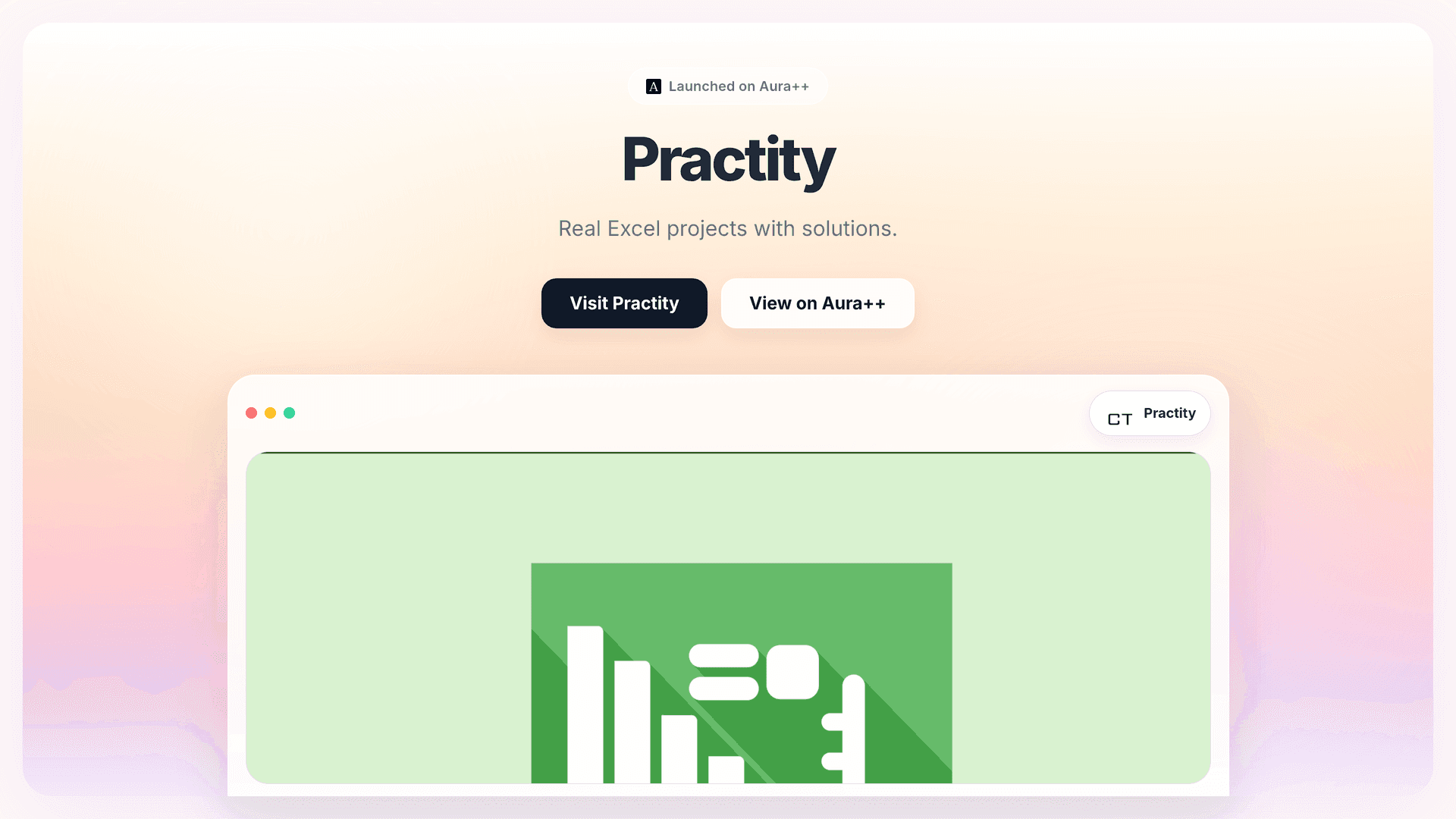 Practity launch story featured image on Aura++