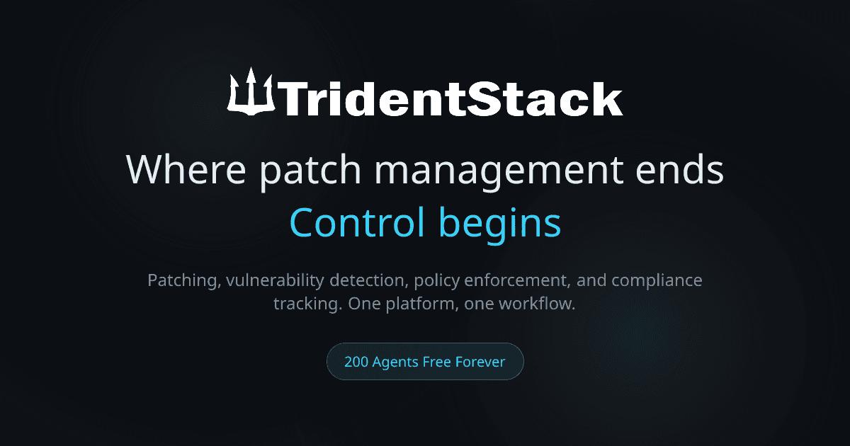 Control - Unified Patch & Compliance Management product preview for startup listing on Aura++