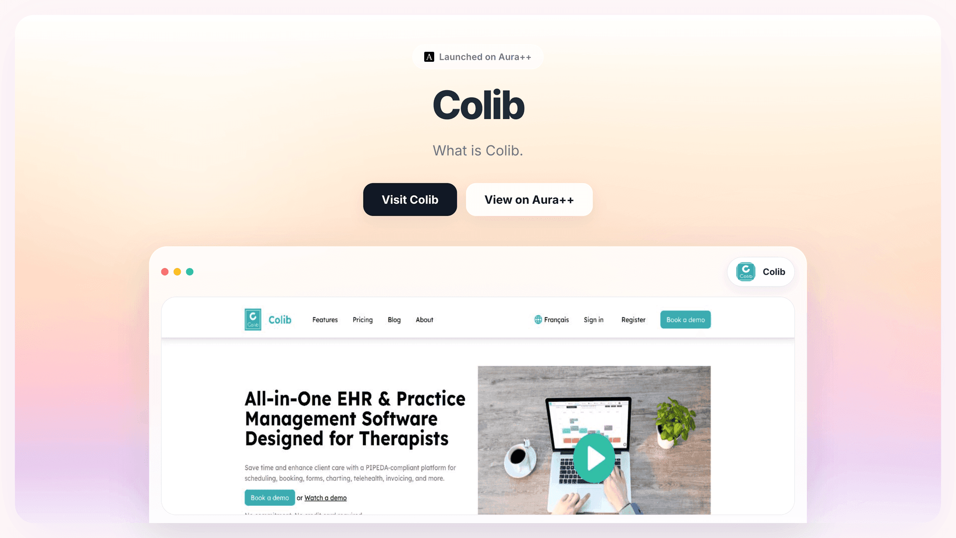 Colib launch story featured image on Aura++