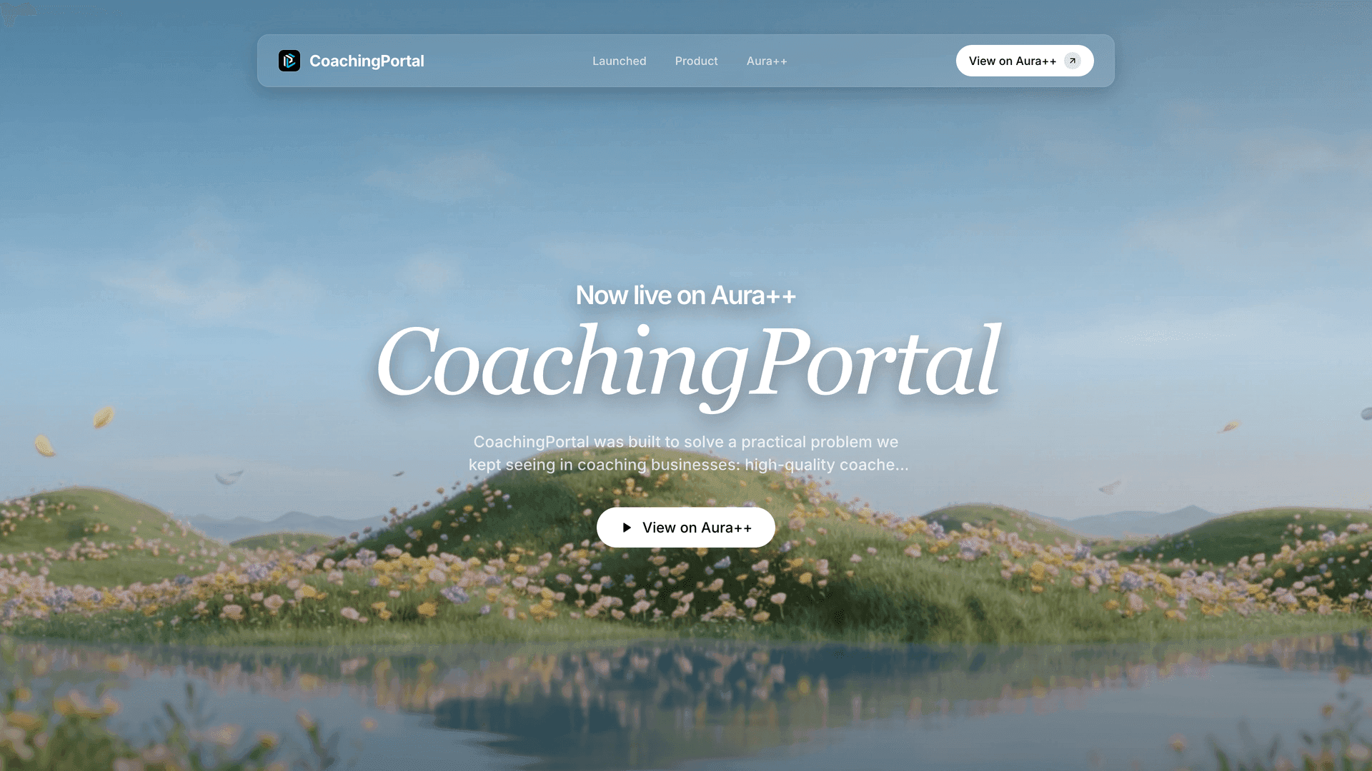 CoachingPortal launch story featured image on Aura++