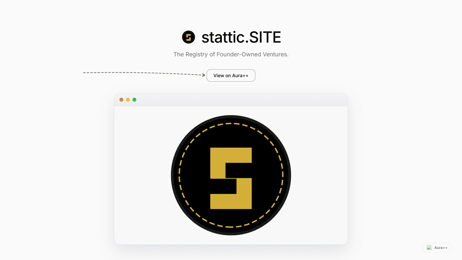stattic.SITE launch story featured image on Aura++
