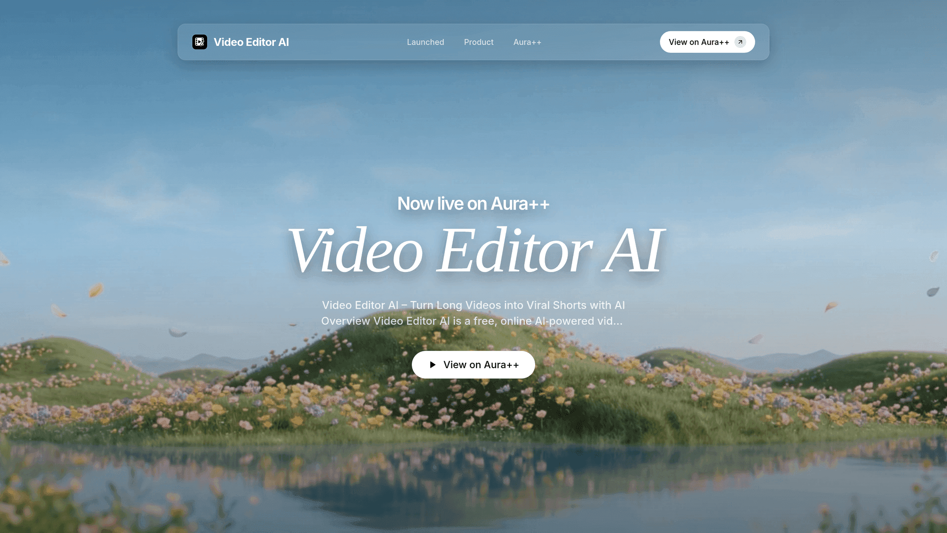Video Editor AI launch story featured image on Aura++