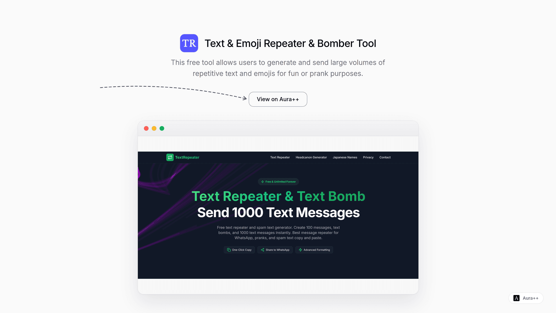 Boost Your Pranks with Text & Emoji Repeater & Bomber Tool