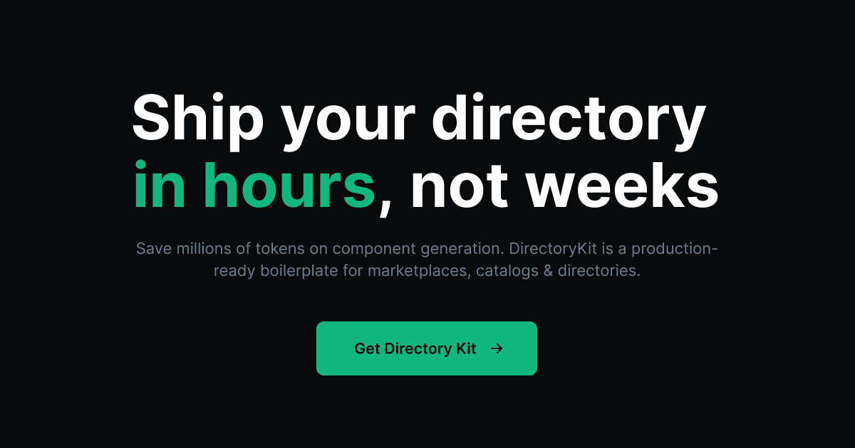 DirectoryLaunch: Rapid Niche Directory Platform product preview for startup listing on Aura++