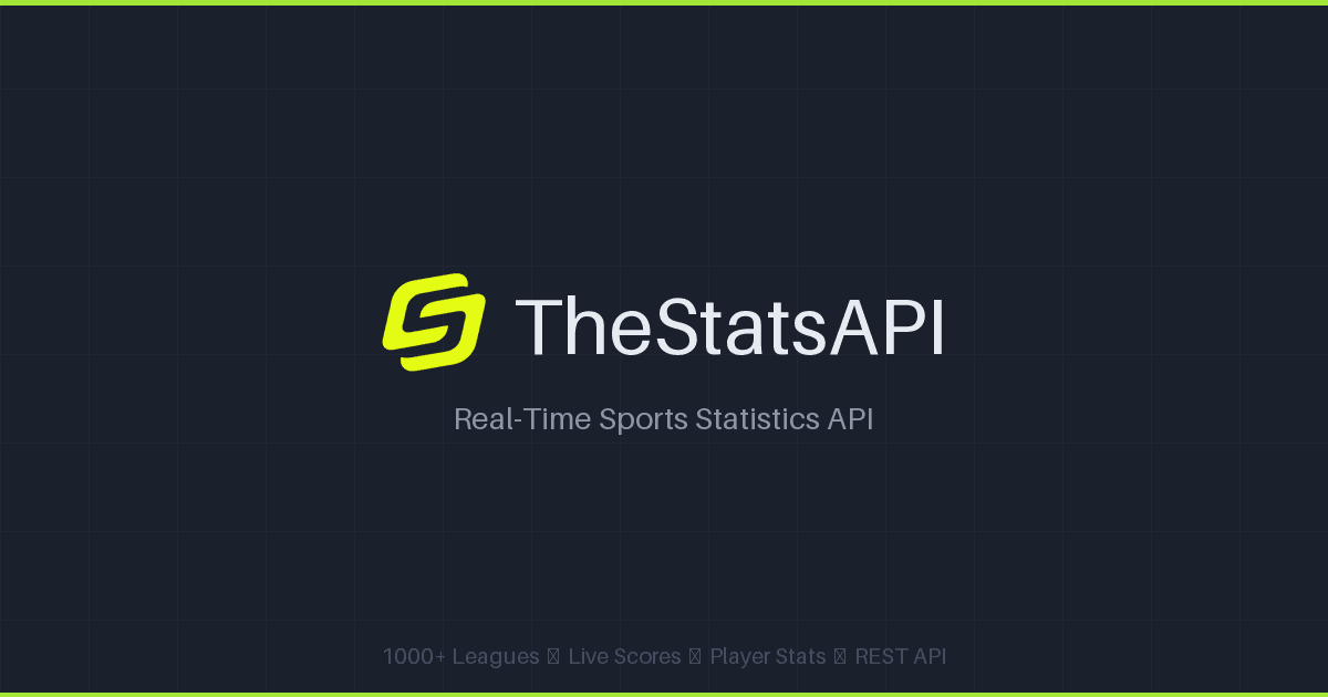 Football Stats API product preview for startup listing on Aura++