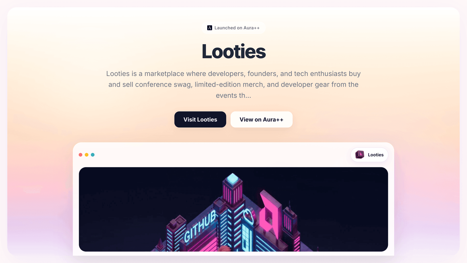 Looties launch story featured image on Aura++