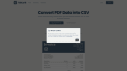 TabLynk AI PDF Data Extractor startup logo on Aura++