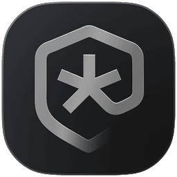 Atomic VPN startup logo on Aura++
