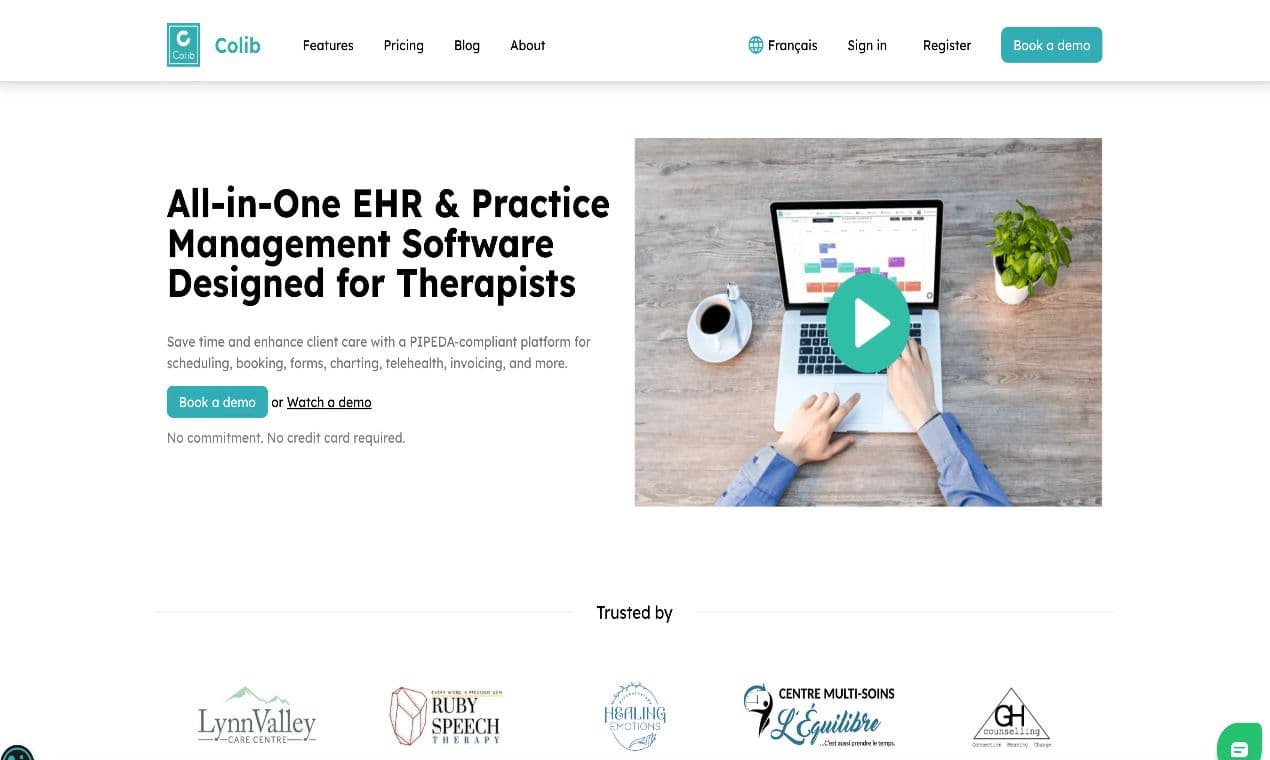 Colib product preview for startup listing on Aura++