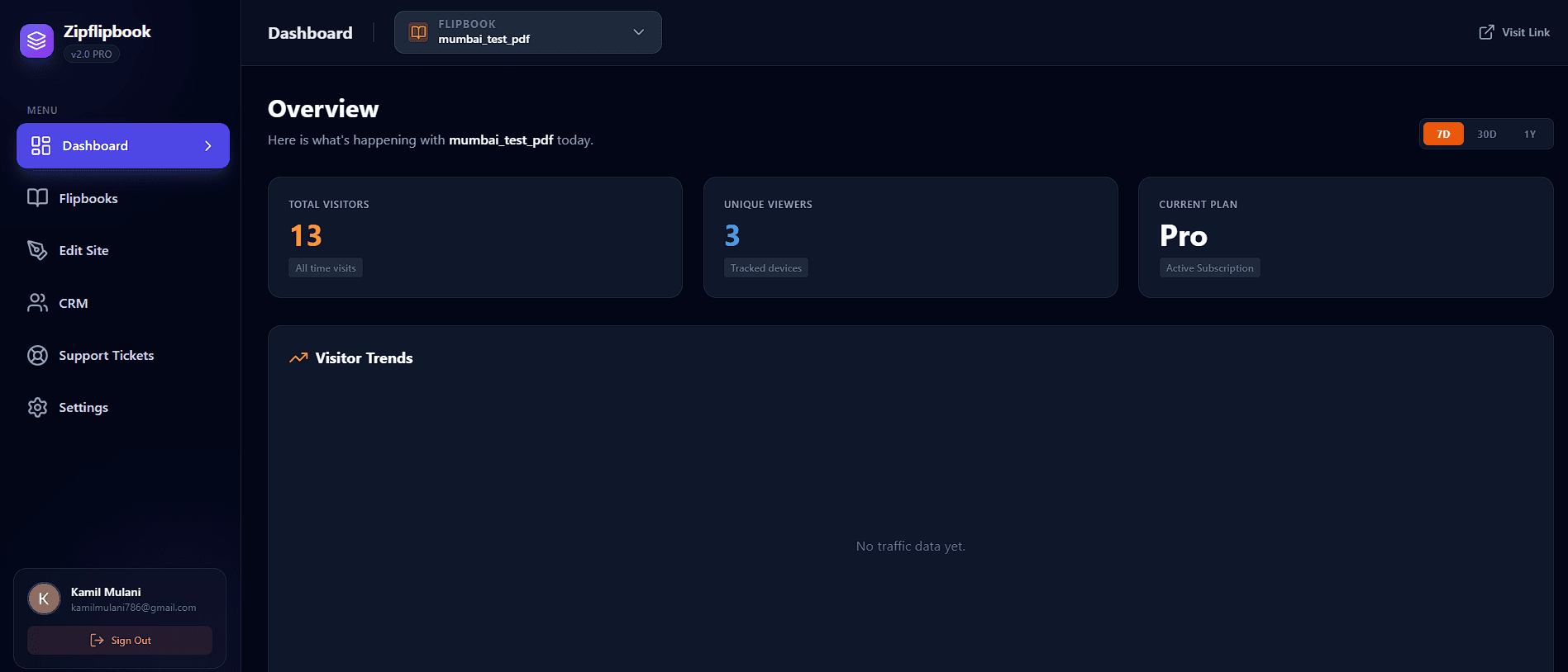 Zipflipbook product preview for startup listing on Aura++