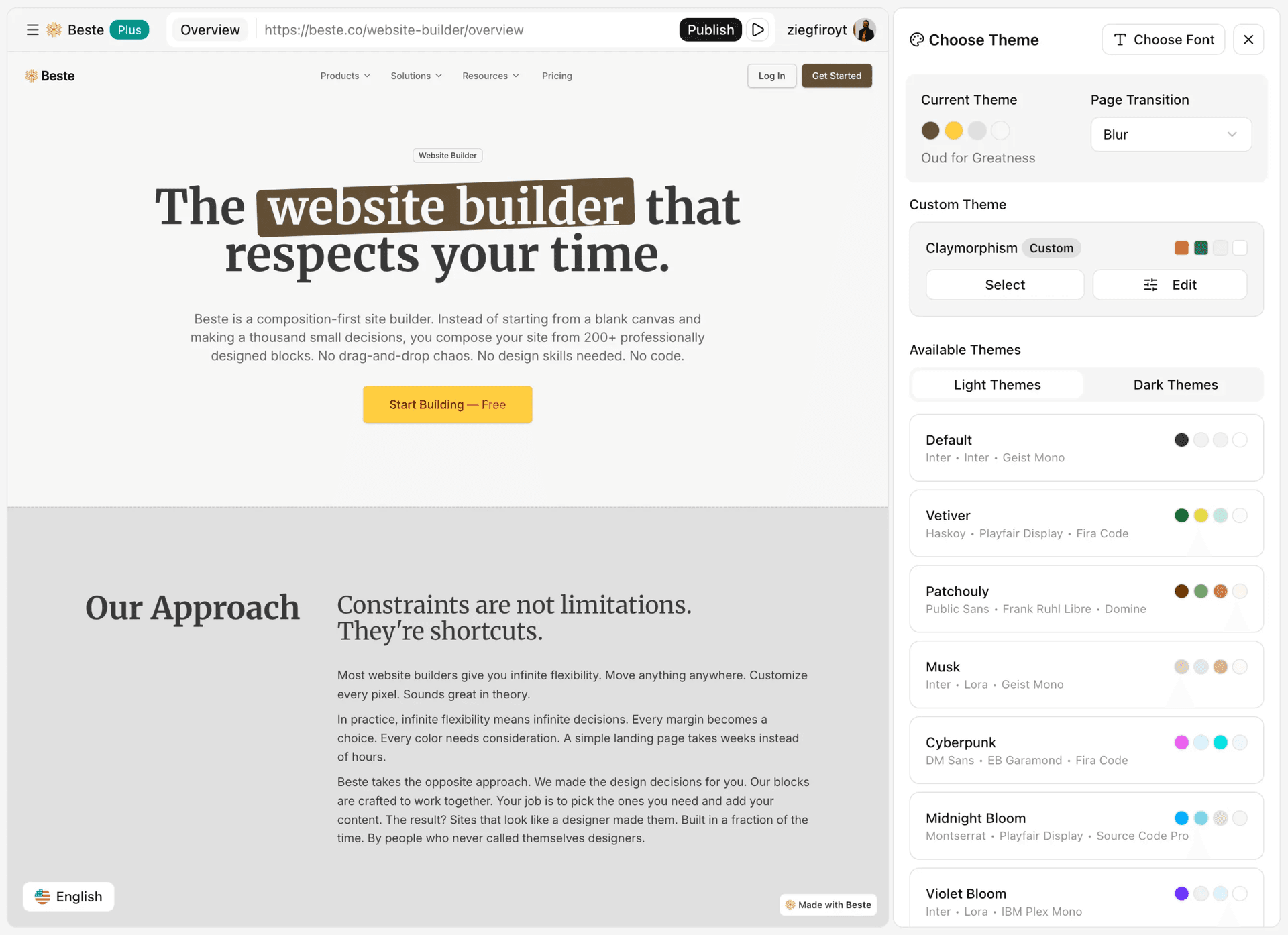 Beste product preview for startup listing on Aura++
