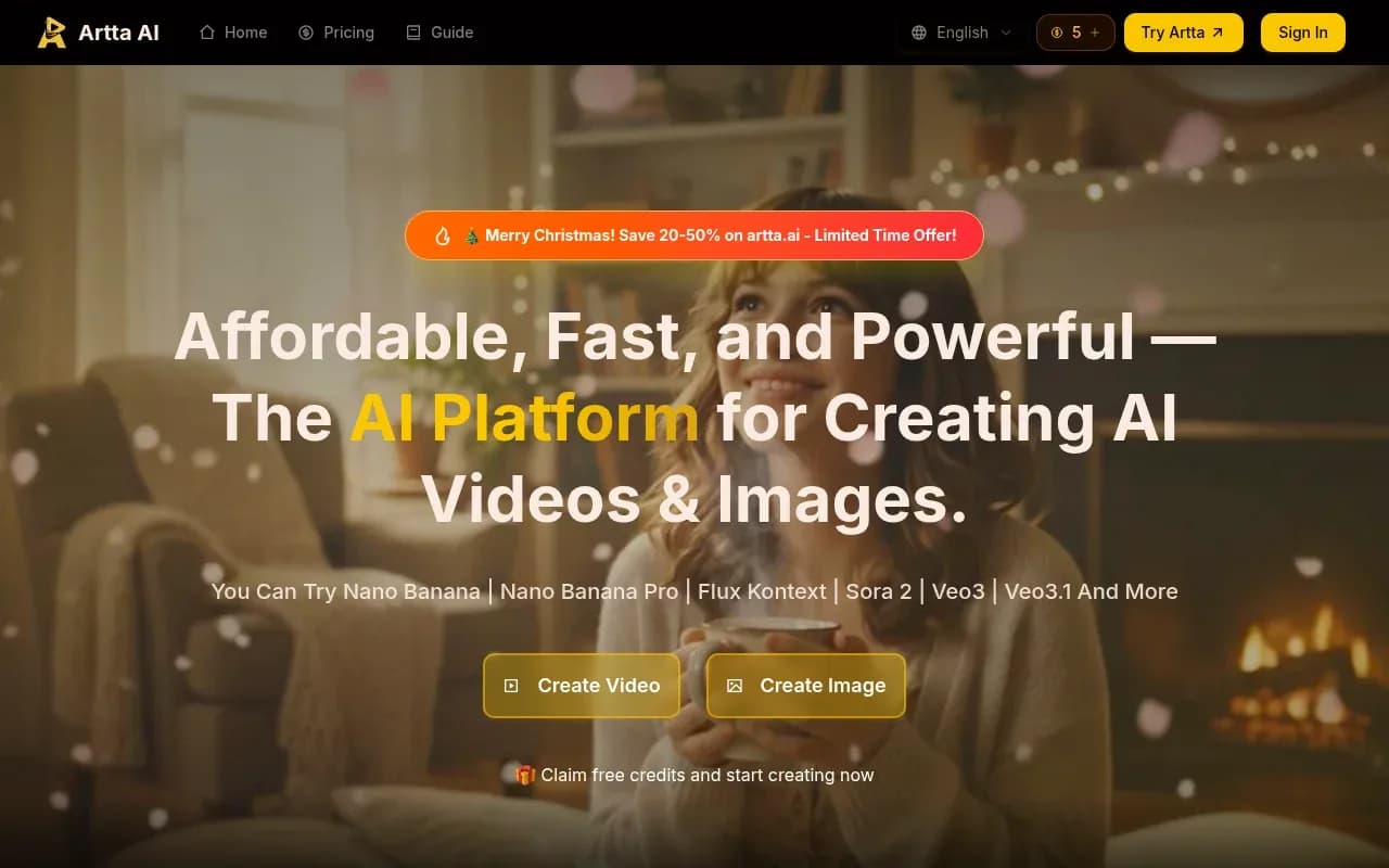 Artta AI product preview for startup listing on Aura++